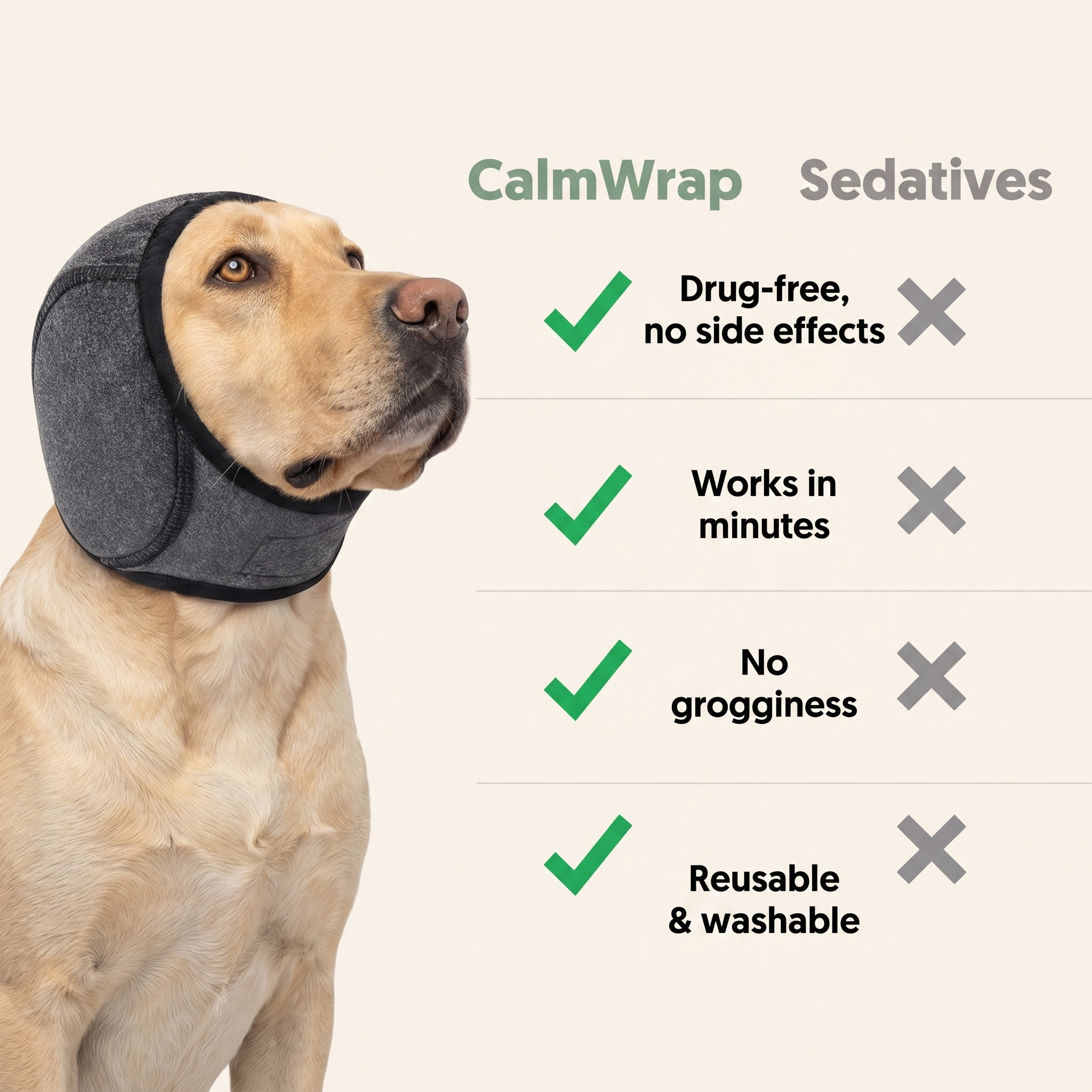 The CalmWrap™ — Doggy Ear Muffs